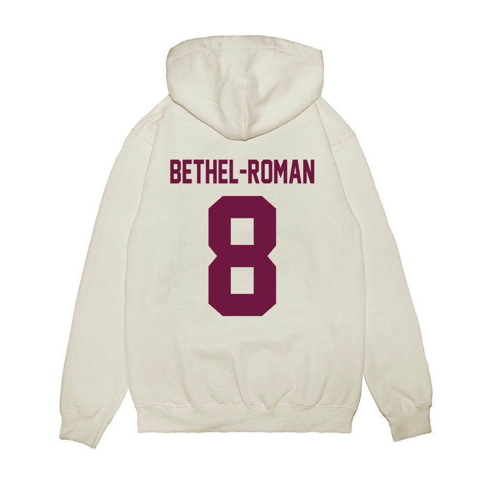 Texas A&M - NCAA Football : Ashton Bethel-Roman - Vintage Helmet Premium Hooded Sweatshirt-1