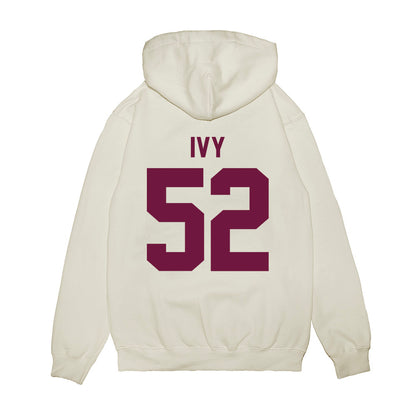 Texas A&M - NCAA Football : Blake Ivy - Vintage Helmet Premium Hooded Sweatshirt-1