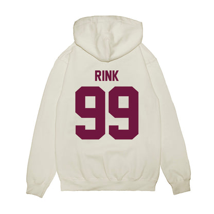 Texas A&M - NCAA Football : Landon Rink - Vintage Helmet Premium Hooded Sweatshirt-1