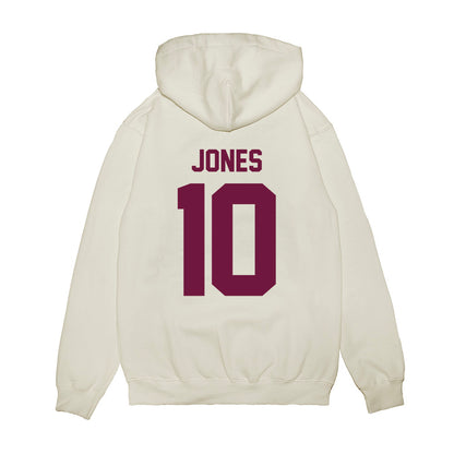 Texas A&M - NCAA Football : Marco Jones - Vintage Helmet Premium Hooded Sweatshirt-1