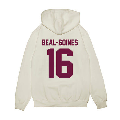 Texas A&M - NCAA Football : Jamar Beal-Goines - Vintage Helmet Premium Hooded Sweatshirt-1