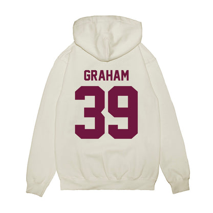 Texas A&M - NCAA Football : Adam Graham - Vintage Helmet Premium Hooded Sweatshirt-1