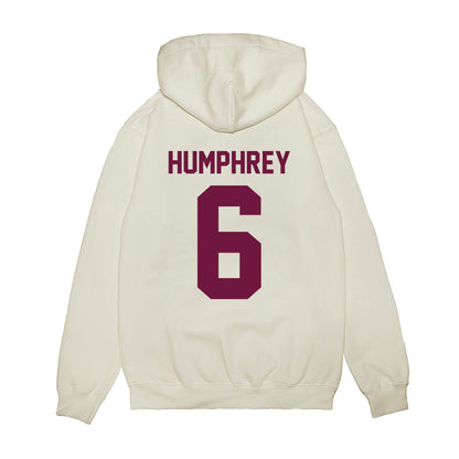 Texas A&M - NCAA Football : Julian Humphrey - Vintage Helmet Premium Hooded Sweatshirt-1