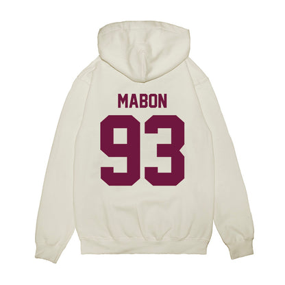 Texas A&M - NCAA Football : Nathan Mabon - Vintage Helmet Premium Hooded Sweatshirt-1