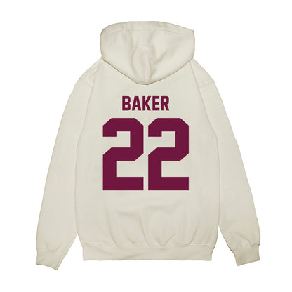 Texas A&M - NCAA Football : Carsyn Baker - Vintage Helmet Premium Hooded Sweatshirt-1