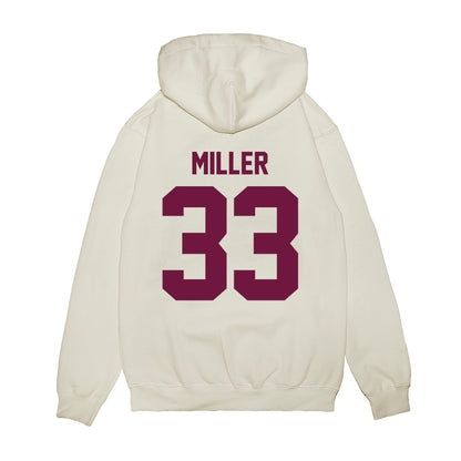 Texas A&M - NCAA Football : Storm Miller - Vintage Helmet Premium Hooded Sweatshirt-1