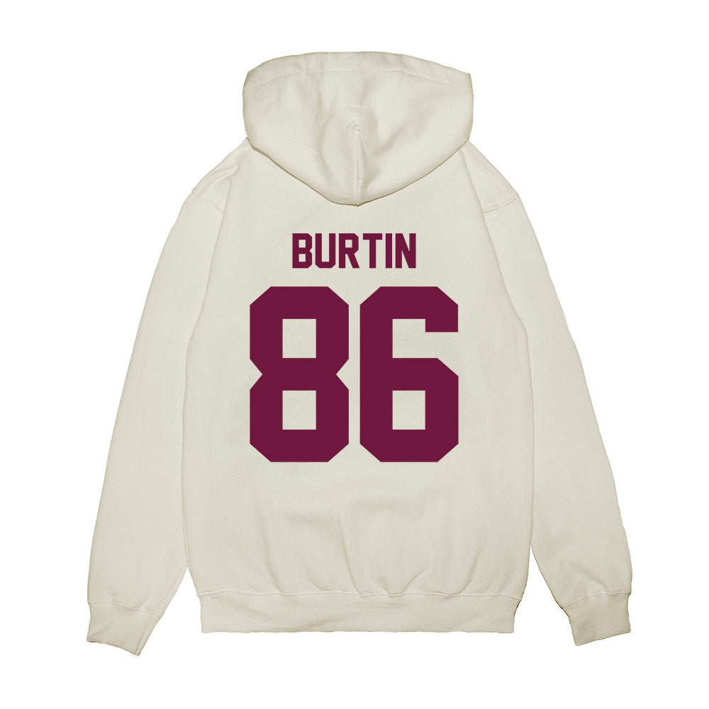 Texas A&M - NCAA Football : Ryan Burtin - Vintage Helmet Premium Hooded Sweatshirt-1