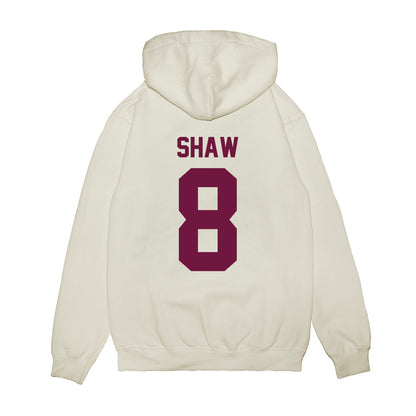 Texas A&M - NCAA Football : Jordan Shaw - Vintage Helmet Premium Hooded Sweatshirt-1