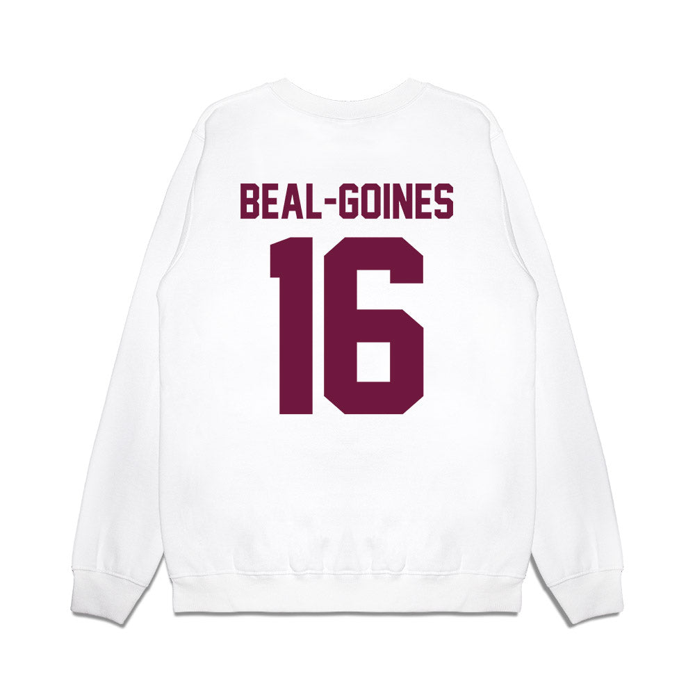 Texas A&M - NCAA Football : Jamar Beal-Goines - Vintage Helmet Premium Crewneck Sweatshirt-1