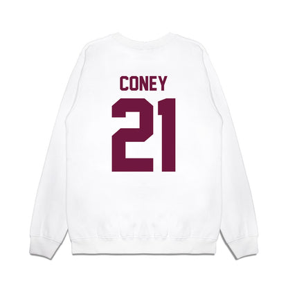 Texas A&M - NCAA Football : Raymir Coney - Vintage Helmet Premium Crewneck Sweatshirt-1