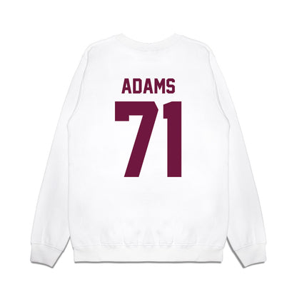 Texas A&M - NCAA Football : Tyree Adams - Vintage Helmet Premium Crewneck Sweatshirt-1
