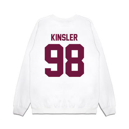 Texas A&M - NCAA Football : Jermaine Kinsler - Vintage Helmet Premium Crewneck Sweatshirt-1