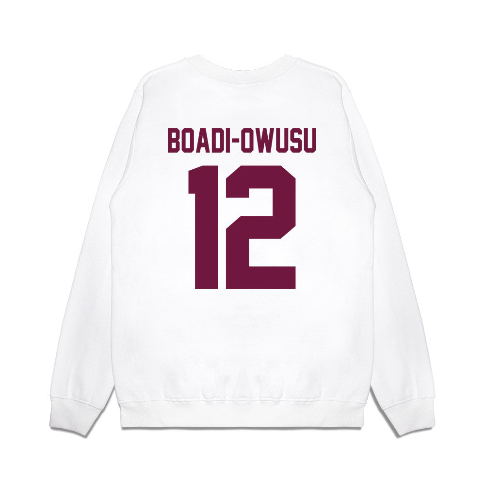 Texas A&M - NCAA Football : Nana Boadi-Owusu - Vintage Helmet Premium Crewneck Sweatshirt-1
