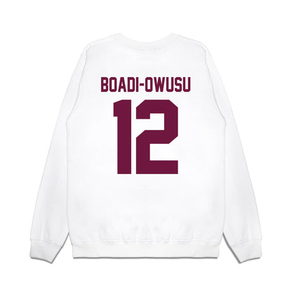 Texas A&M - NCAA Football : Nana Boadi-Owusu - Vintage Helmet Premium Crewneck Sweatshirt-1
