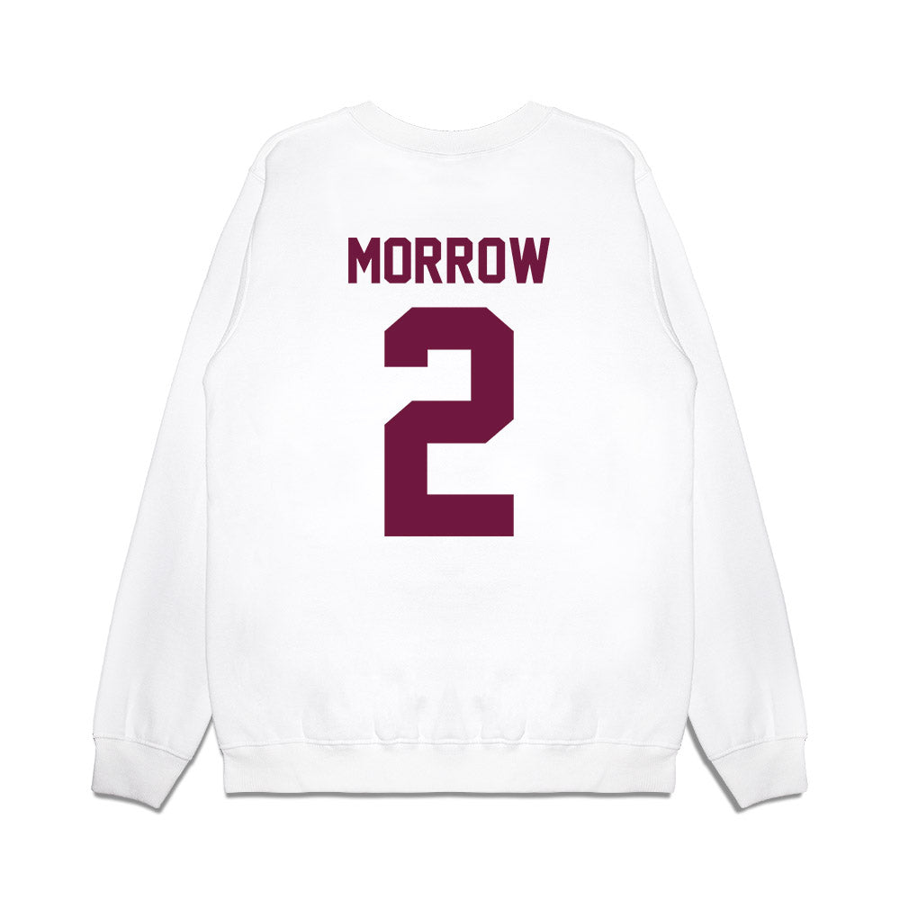 Texas A&M - NCAA Football : Jamarion Morrow - Vintage Helmet Premium Crewneck Sweatshirt-1