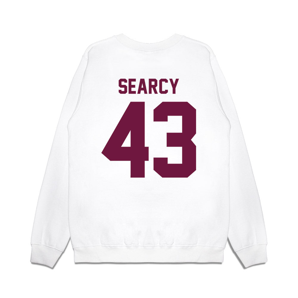 Texas A&M - NCAA Football : Jeremiah Searcy - Vintage Helmet Premium Crewneck Sweatshirt-1