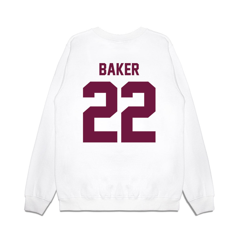 Texas A&M - NCAA Football : Carsyn Baker - Vintage Helmet Premium Crewneck Sweatshirt-1