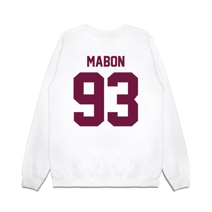Texas A&M - NCAA Football : Nathan Mabon - Vintage Helmet Premium Crewneck Sweatshirt-1
