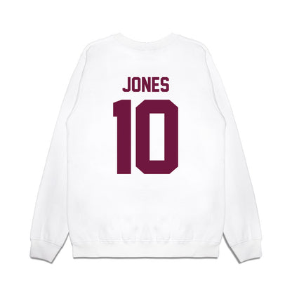 Texas A&M - NCAA Football : Marco Jones - Vintage Helmet Premium Crewneck Sweatshirt-1