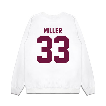 Texas A&M - NCAA Football : Storm Miller - Vintage Helmet Premium Crewneck Sweatshirt-1
