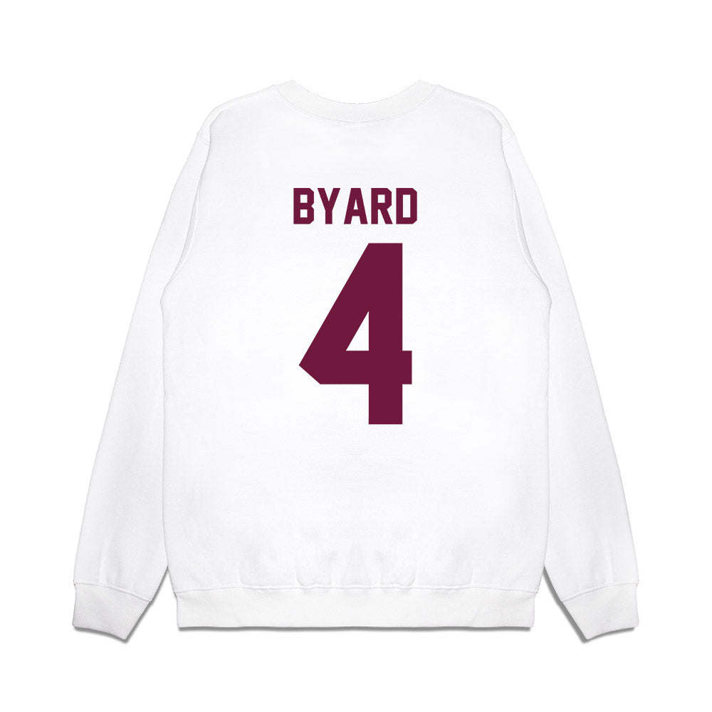 Texas A&M - NCAA Football : Tawfiq Byard - Vintage Helmet Premium Crewneck Sweatshirt-1