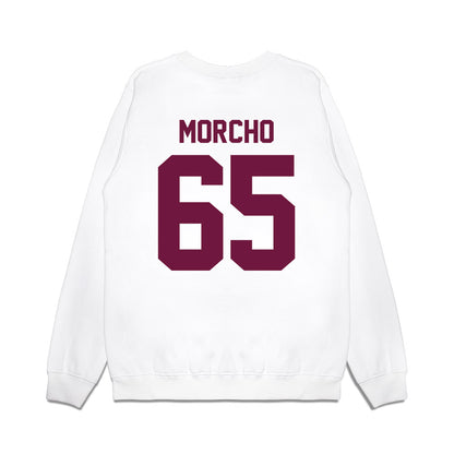 Texas A&M - NCAA Football : Avery Morcho - Vintage Helmet Premium Crewneck Sweatshirt-1