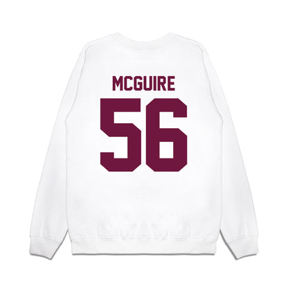 Texas A&M - NCAA Football : Nelson Mcguire - Vintage Helmet Premium Crewneck Sweatshirt-1