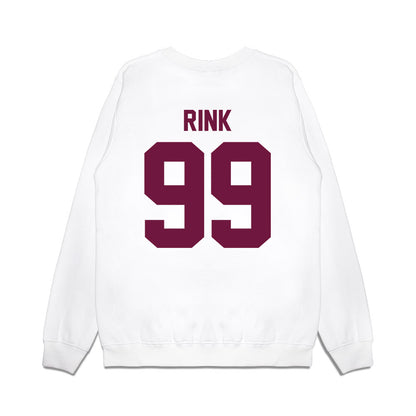 Texas A&M - NCAA Football : Landon Rink - Vintage Helmet Premium Crewneck Sweatshirt-1