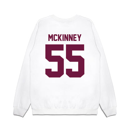 Texas A&M - NCAA Football : Hunter McKinney - Vintage Helmet Premium Crewneck Sweatshirt-1