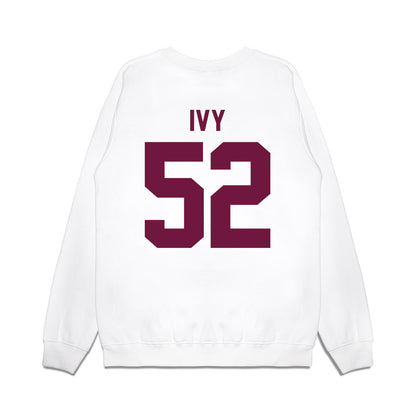 Texas A&M - NCAA Football : Blake Ivy - Vintage Helmet Premium Crewneck Sweatshirt-1