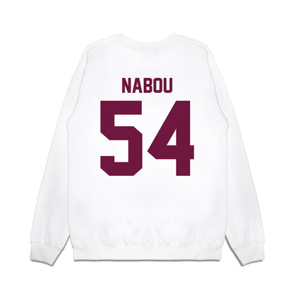 Texas A&M - NCAA Football : Mark Nabou - Vintage Helmet Premium Crewneck Sweatshirt-1