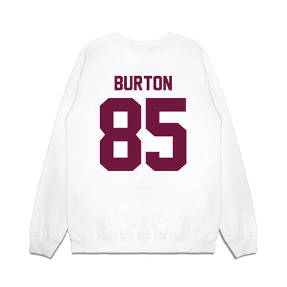 Texas A&M - NCAA Football : Chase Burton - Vintage Helmet Premium Crewneck Sweatshirt-1