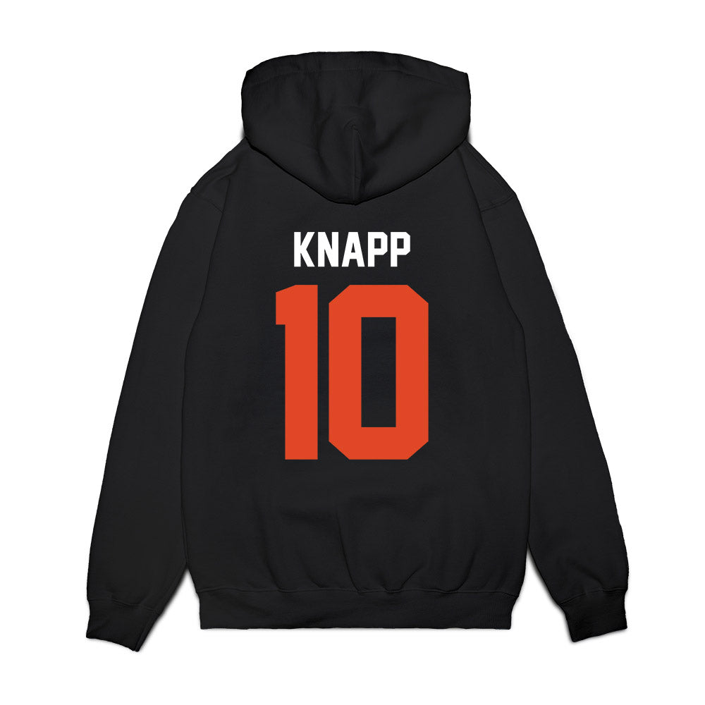 Oregon State - NCAA Football : Logan Knapp - Vintage Helmet Premium Hooded Sweatshirt-1