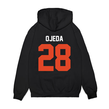 Oregon State - NCAA Football : Caleb Ojeda - Vintage Helmet Premium Hooded Sweatshirt-1