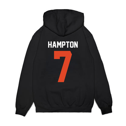 Oregon State - NCAA Football : Aeryn Hampton - Vintage Helmet Premium Hooded Sweatshirt-1