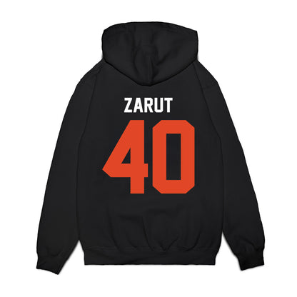 Oregon State - NCAA Football : Jonathan Zarut - Vintage Helmet Premium Hooded Sweatshirt-1