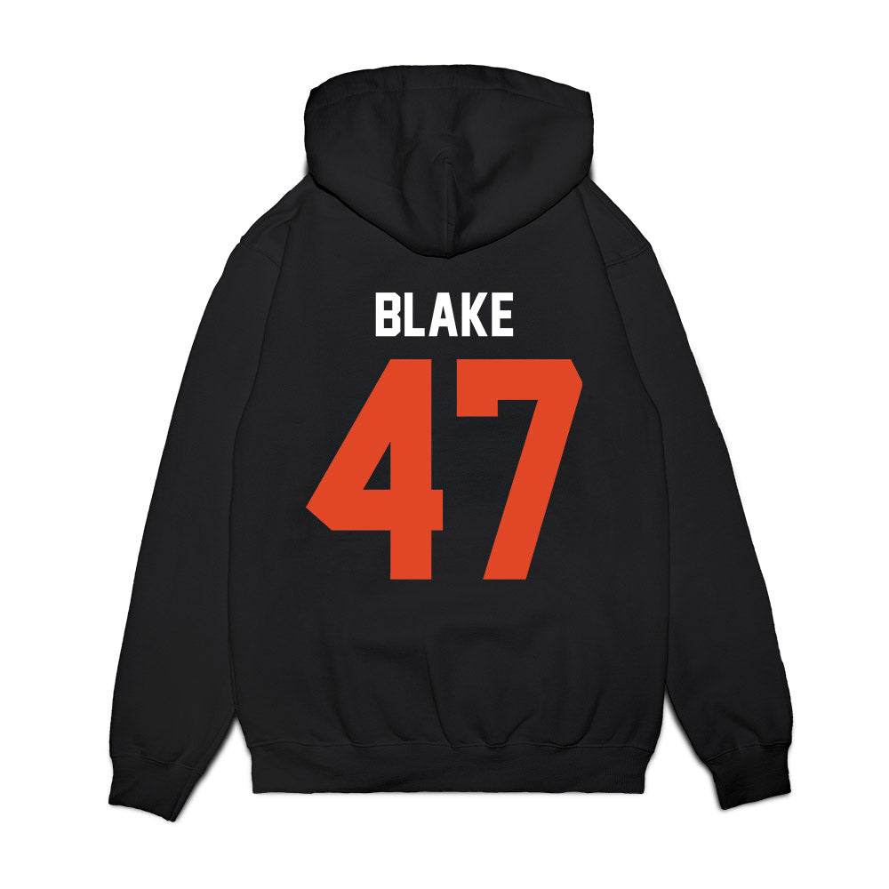 Oregon State - NCAA Football : Tyree Blake - Vintage Helmet Premium Hooded Sweatshirt-1