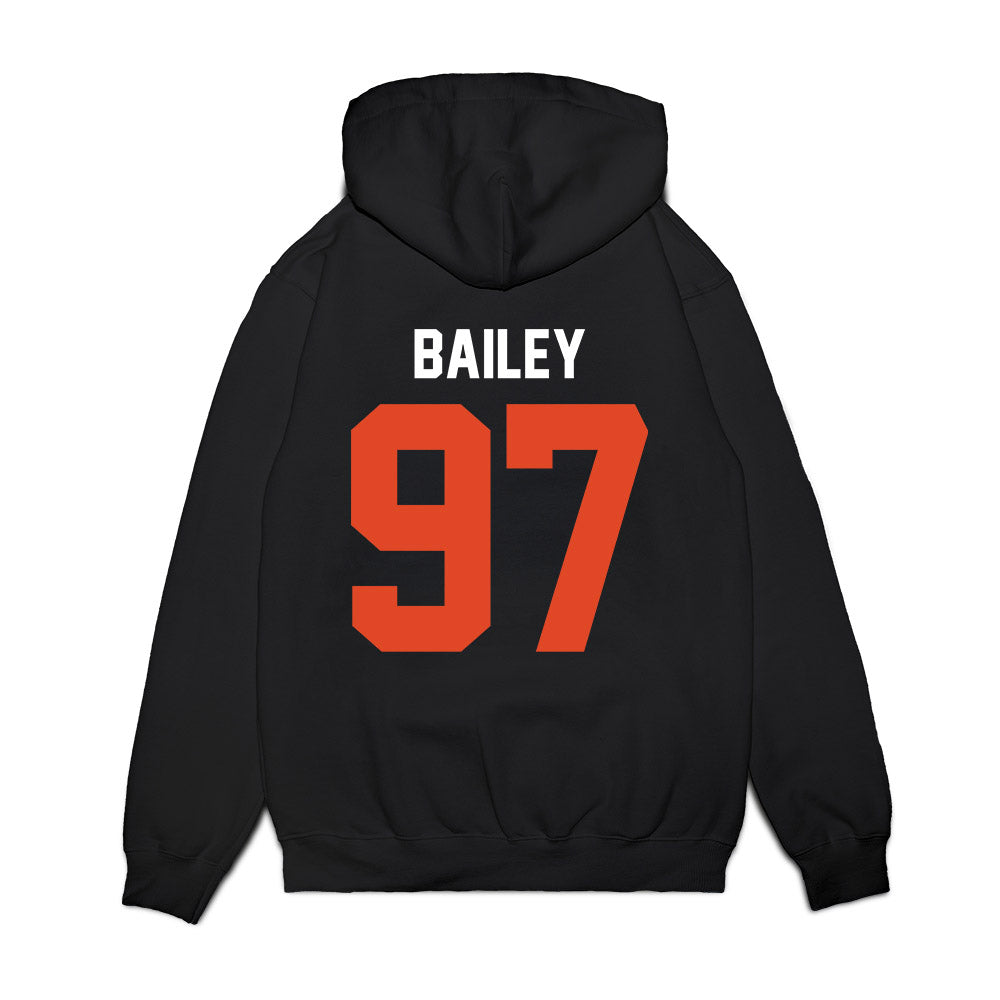 Oregon State - NCAA Football : Tyler Bailey - Vintage Helmet Premium Hooded Sweatshirt-1