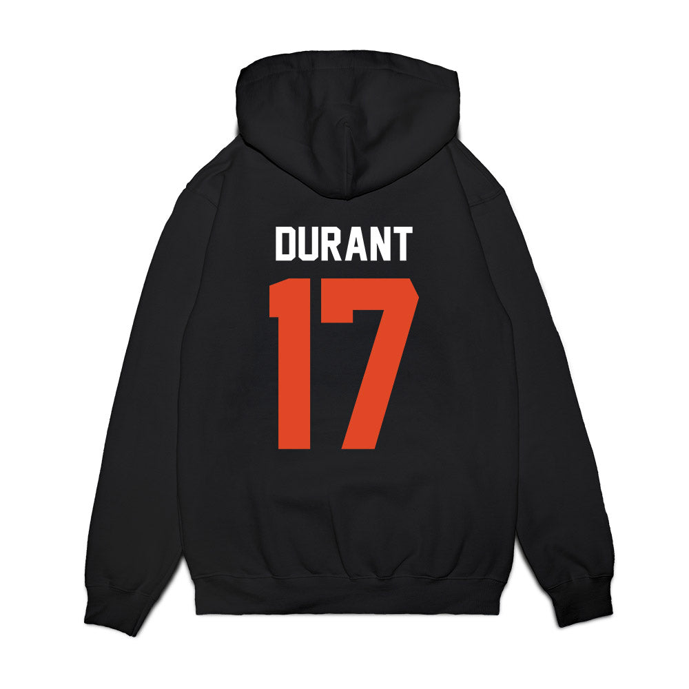 Oregon State - NCAA Football : Malachi Durant - Vintage Helmet Premium Hooded Sweatshirt-1