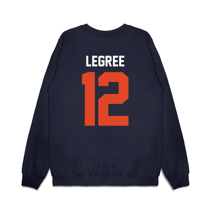 Oregon State - NCAA Football : Jesse Legree - Vintage Helmet Premium Crewneck Sweatshirt-1