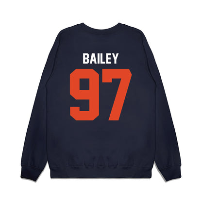 Oregon State - NCAA Football : Tyler Bailey - Vintage Helmet Premium Crewneck Sweatshirt-1