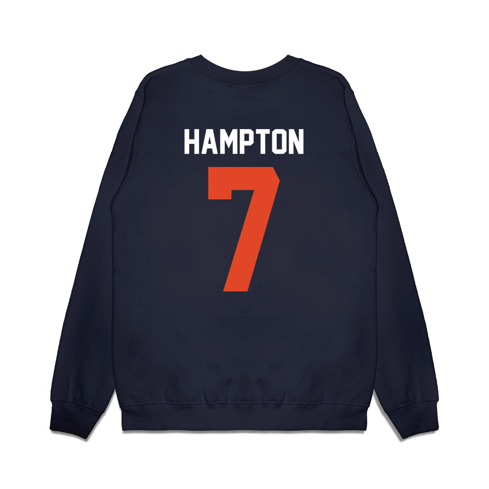 Oregon State - NCAA Football : Aeryn Hampton - Vintage Helmet Premium Crewneck Sweatshirt-1