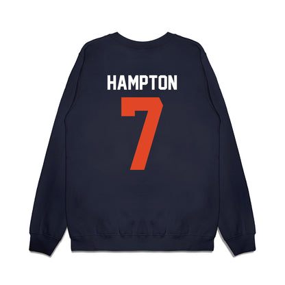 Oregon State - NCAA Football : Aeryn Hampton - Vintage Helmet Premium Crewneck Sweatshirt-1