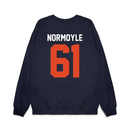 Oregon State - NCAA Football : Jake Normoyle - Vintage Helmet Premium Crewneck Sweatshirt-1