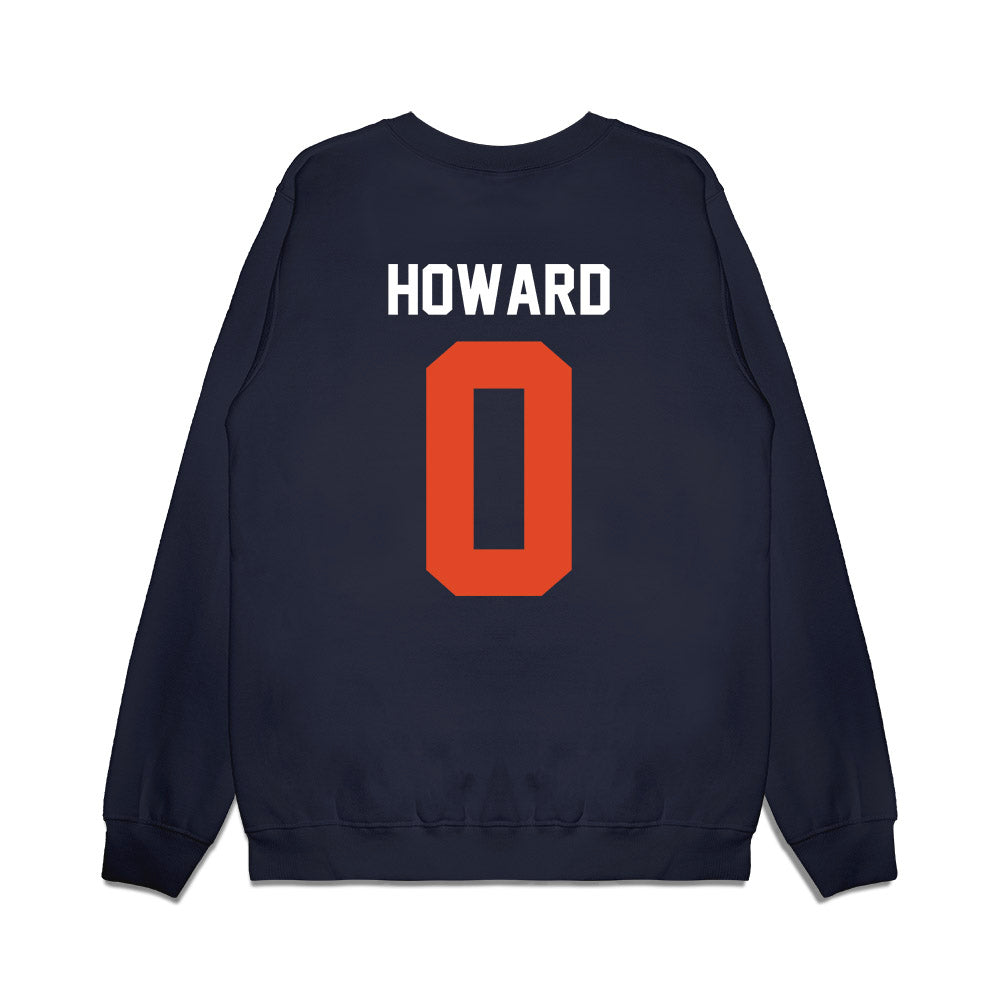 Oregon State - NCAA Football : Harlem Howard - Vintage Helmet Premium Crewneck Sweatshirt-1