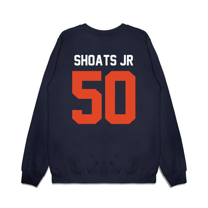 Oregon State - NCAA Football : Teko Shoats Jr - Vintage Helmet Premium Crewneck Sweatshirt-1