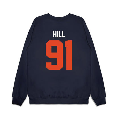 Oregon State - NCAA Football : Jaylen Hill - Vintage Helmet Premium Crewneck Sweatshirt-1