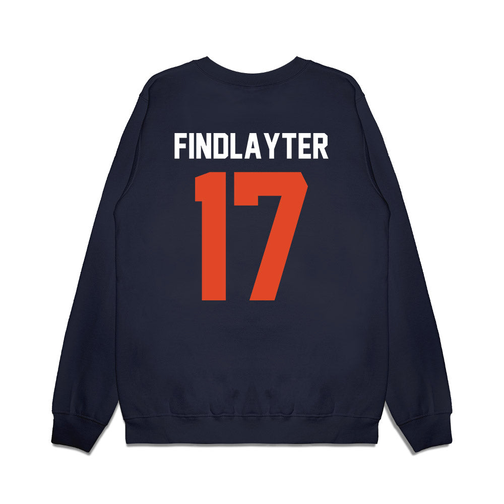 Oregon State - NCAA Football : Ishmael Findlayter - Vintage Helmet Premium Crewneck Sweatshirt-1