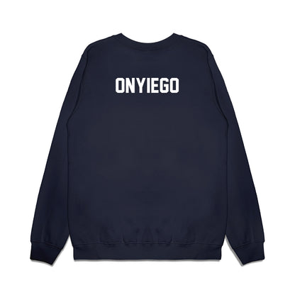Oregon State - NCAA Football : Adrian Onyiego - Vintage Helmet Premium Crewneck Sweatshirt-1