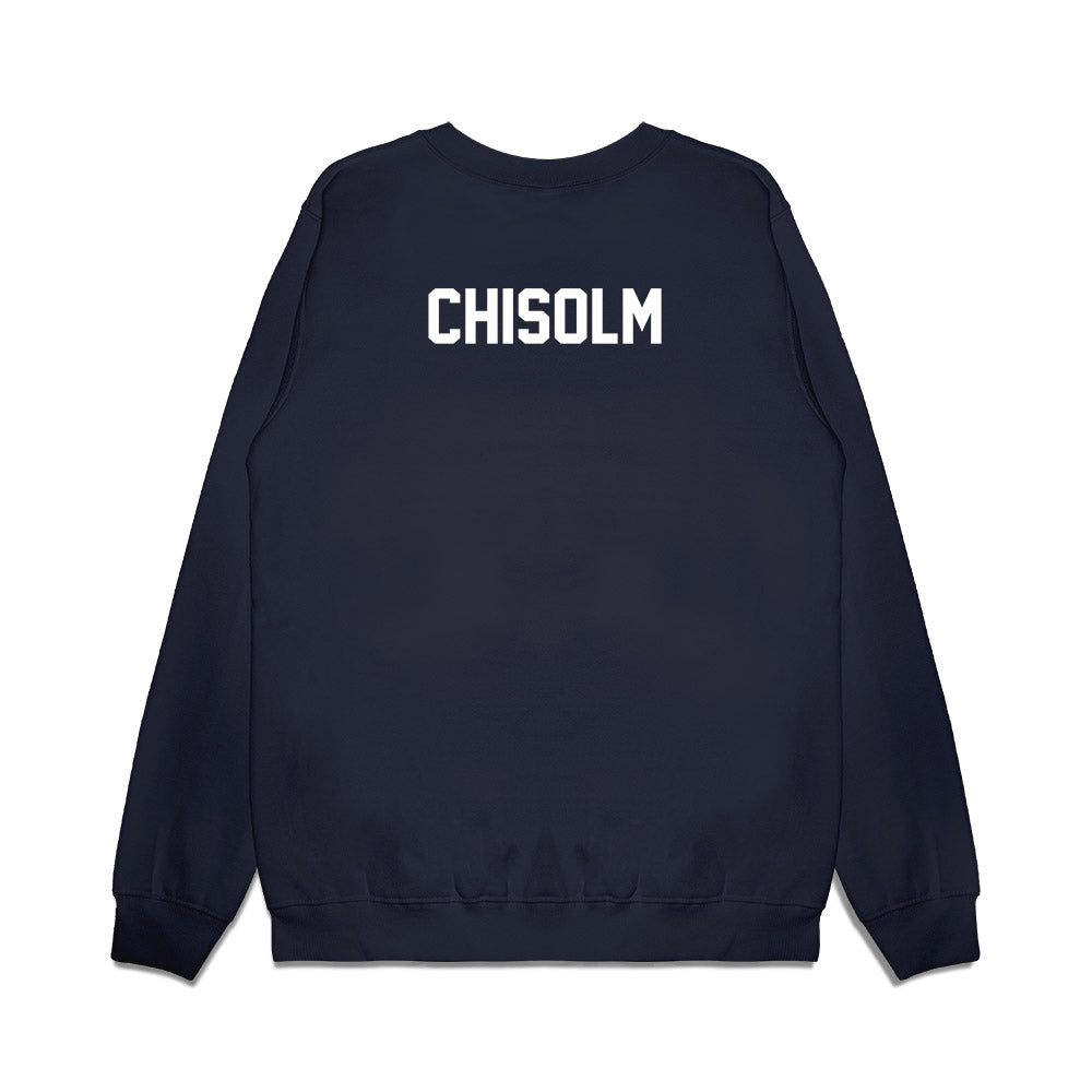 Oregon State - NCAA Football : Xander Chisolm - Vintage Helmet Premium Crewneck Sweatshirt-1